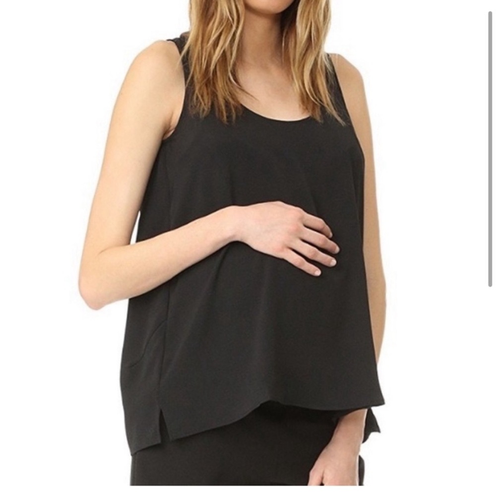• Hatch • The Layering Tank Top Black Silky 1/ Small Maternity Women’s